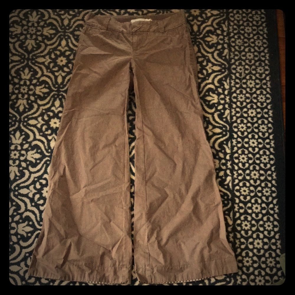 Wide leg trousers